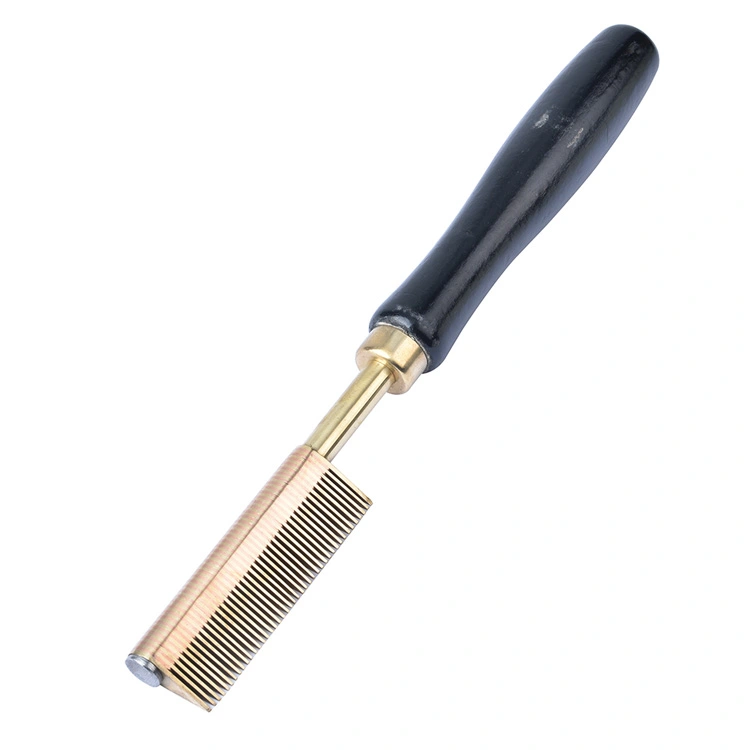 Mini Hot Pressing Comb ທອງເຫລືອງ Mini Hot Pressing Comb ທອງເຫລືອງ