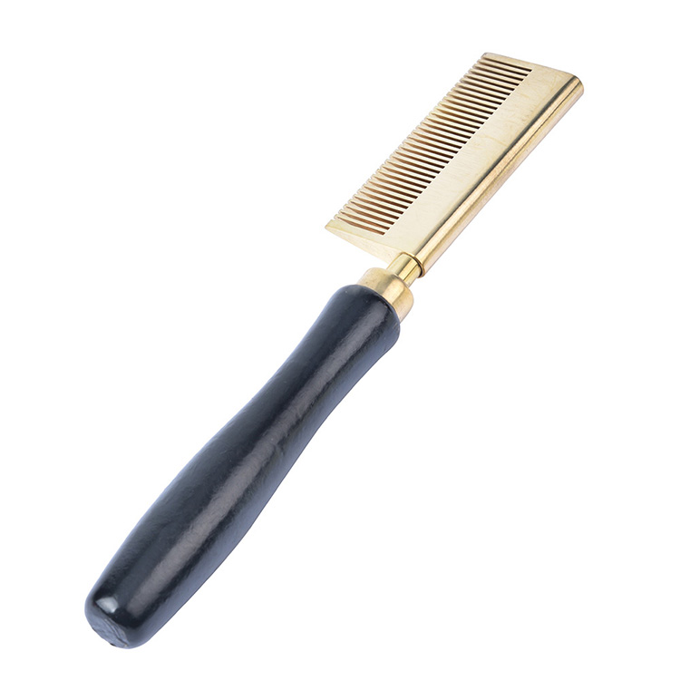 Straightening ກົດ Comb ທອງເຫຼືອງ